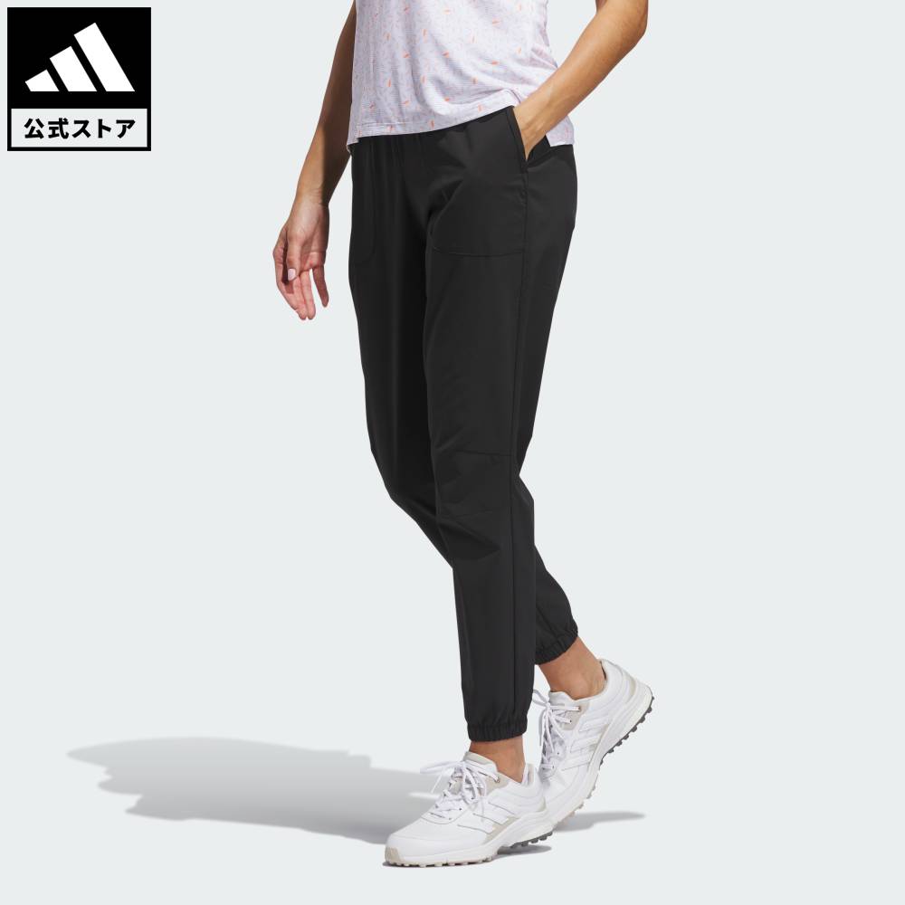 乐天商城 - 【ポイント10倍 5/9 20:00～5/20 23:59】 【公式】アディダス adidas 返品可 ゴルフ アルティメット365 ツイストウィーブ ジョガー パフォーマンス レディース ウェア・服 ボトムス 黒 ブラック KC4512 【PT】