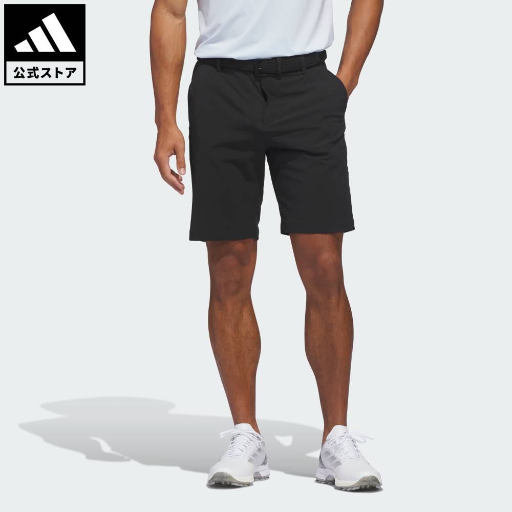 ADIDAS - 【ポイント10倍 5/9 20:00～5/20 23:59】 【公式】アディダス adidas 返品可 ゴルフ アルティメット365 9インチ メルトアウェイ ショーツ パフォーマンス メンズ ウェア・服 ショートパンツ・短パン 黒 ブラック KF0366 【PT】