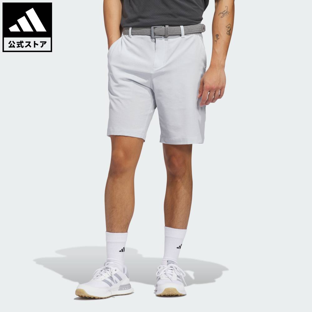 乐天商城 - 【ポイント10倍 5/9 20:00～5/20 23:59】 【公式】アディダス adidas 返品可 ゴルフ アルティメット365 9インチ メルトアウェイ ショーツ パフォーマンス メンズ ウェア・服 ショートパンツ・短パン グレー KF0369 【PT】