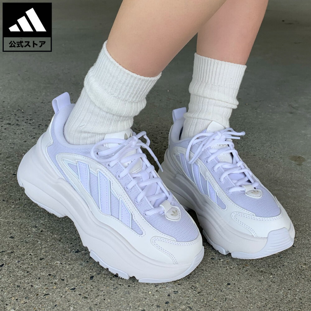【公式】アディダス adidas 返品可 ライフスタイル オズガイア / Ozgaia オリジナルス ユニセックス シューズ 靴 スニーカー 白 ホワイト IG6047 厚底スニーカー ローカット atzk