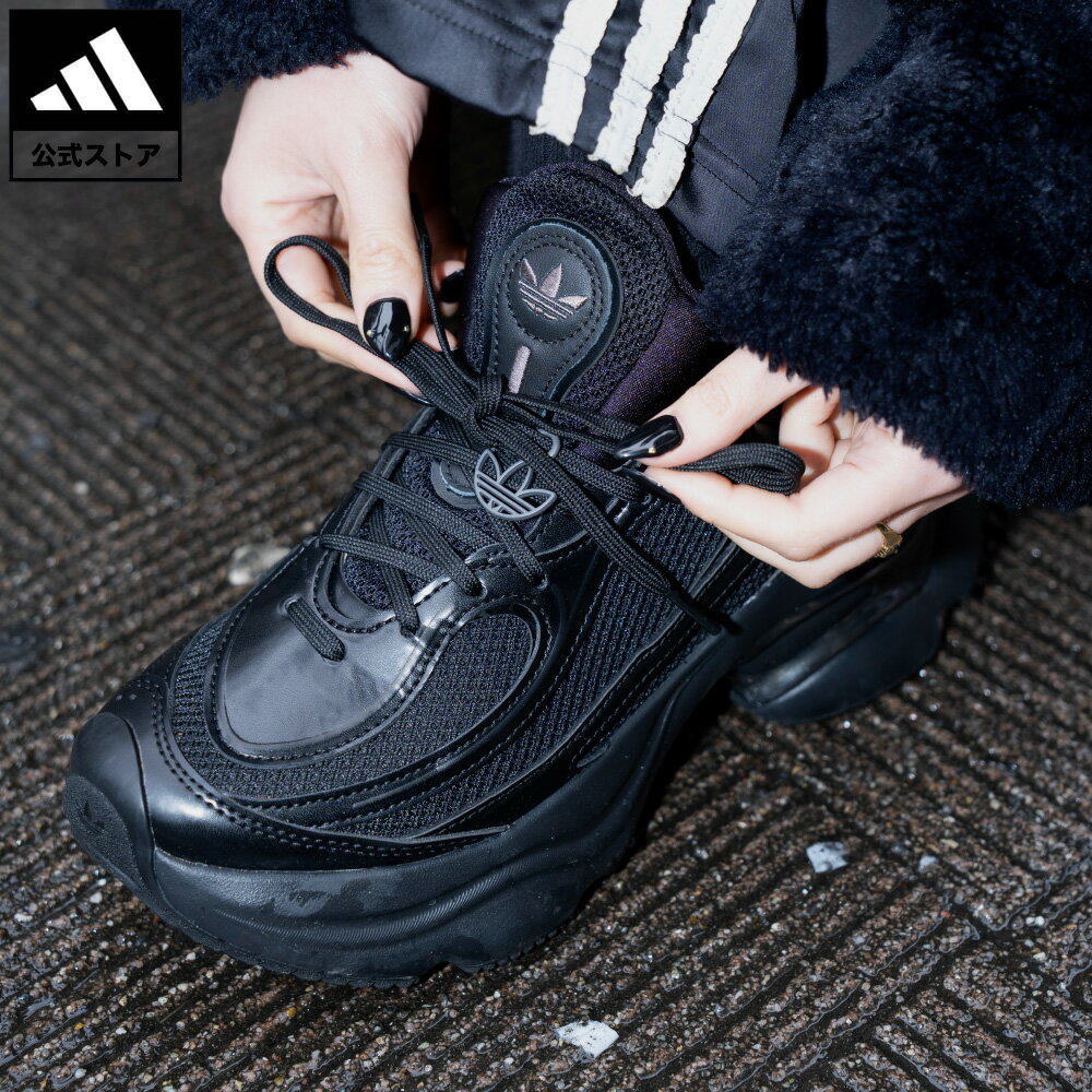 【公式】アディダス adidas 返品可 ライフスタイル オズヴィーナス / OZVENUZ オリジナルス ユニセックス シューズ・靴 スニーカー 黒 ブラック JS2468