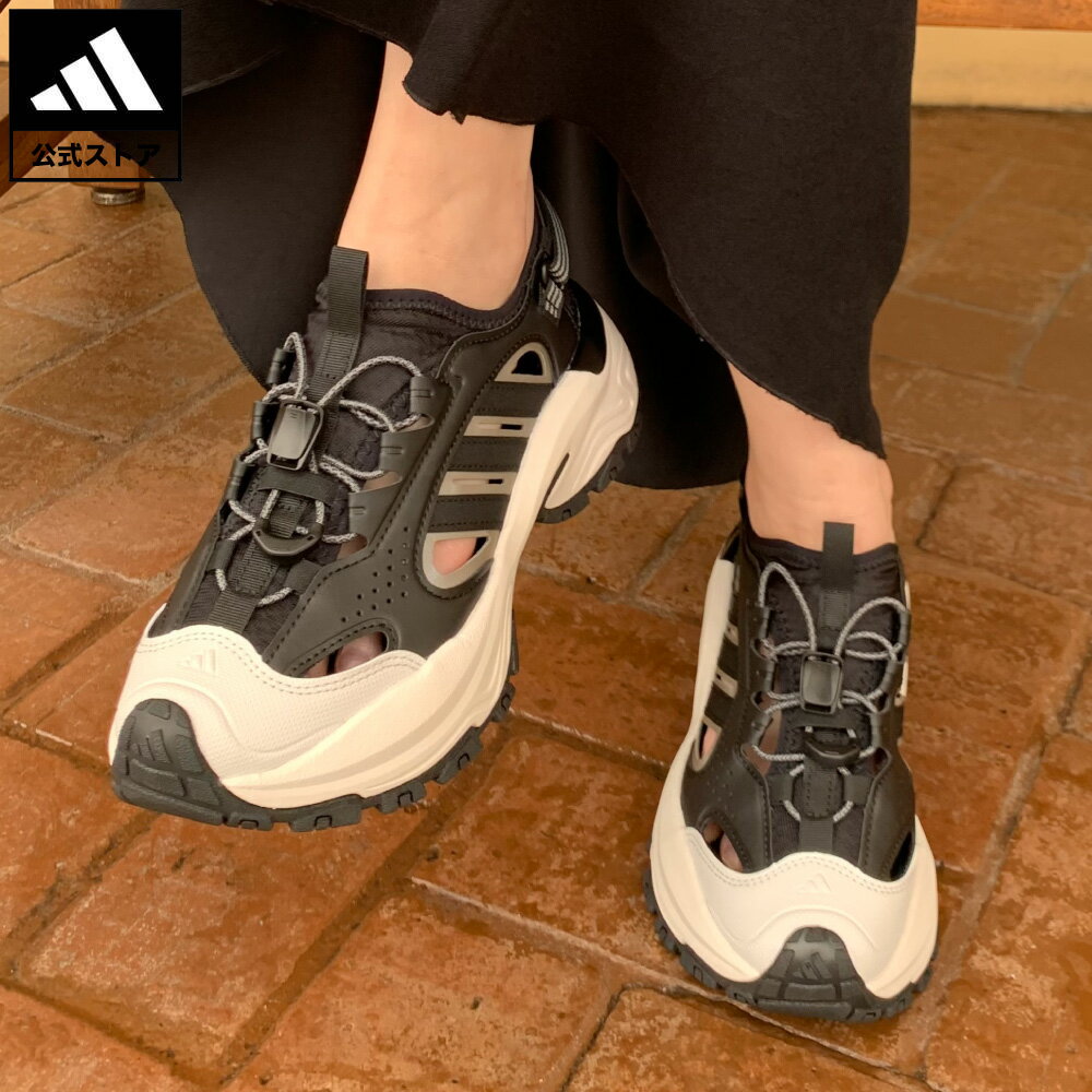 乐天商城 - 【ポイント20倍 5/9 20:00～5/20 23:59】 【公式】アディダス adidas 返品可 ライフスタイル スニーカー サンダル スポーツウェア ユニセックス シューズ・靴 サンダル＆ビーチサンダル 黒 ブラック KH5992 【PT】