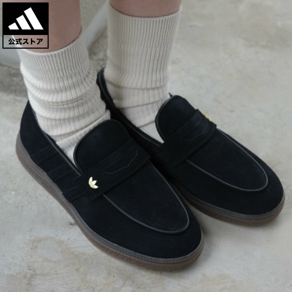 【公式】アディダス adidas 返品可 ライフスタイル ハンドボール スペツィアル ローファー/ HANDBALL SPEZIAL LOAFER オリジナルス ユニセックス シューズ・靴 スニーカー 黒 ブラック KJ0641