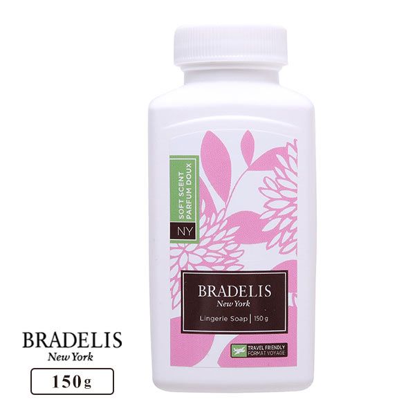 ブラデリスニューヨーク BRADELIS NY ランジェリーソープ 洗濯用洗剤 150g 約30-60回分 カナダ産 パウダー お試しサイズ