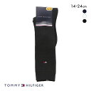 20％OFF【メール便(10)】 トミー・ヒルフィガー TOMMY HILFIGER KIDS リブ ハイソックス 日本製 ADIEU 全3色 14-16cm-22-24cm