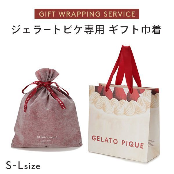 楽天SHIROHATO ADIEUジェラートピケ専用 gelato pique 2022年版 クリスマス限定ギフト巾着 ショッパー付き ジェラピケ ADIEU S-L