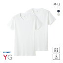 20%OFF【メール便(18)】 グンゼ GUNZE ワイジー YG DRY&DEO インナー Tシャツ クルーネック 2枚組 YV0113A メンズ ADIEU 全3色 M-LL