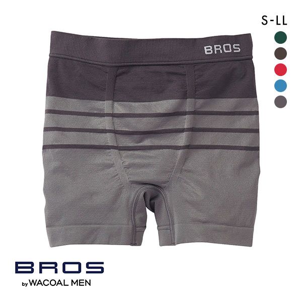 楽天SHIROHATO ADIEU15％OFF【メール便（6）】 ブロス バイ ワコールメン BROS by WACOAL MEN のびて、包みこむ新感覚。PANTS HOLIC ボクサーパンツ S-LL 編立成形 立体設計 メンズ ADIEU 全5色