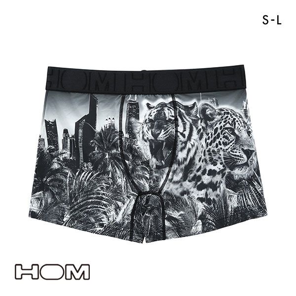 30％OFF オム HOM urban jungle BOXER BRIEFS ボクサーパンツ メンズ 前とじ アンダーウェア ADIEU S(日本M)-L(日本XL)