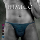 【40%OFF・4/30 09:59】【メール便(10)】【送料無料】 HIMICO uomo LEONARDO Tバック パンツ レース ビキニ メンズ M L LL 001series ADIEU 全5色 M-LL ev_sp