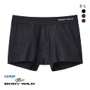 20％OFF グンゼ GUNZE ボディワイルド BODY WILD ジェンダーニュートラル ラッセルレース コンパクト ボクサーパンツ メンズ レディース 前閉じ ADIEU 全3色 S-L