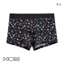 40%OFF オム HOM AMOUR BOXER BRIEFS ボクサーパンツ メンズ 前とじ アンダーウェア ストリートアート ADIEU S(日本M)-L...