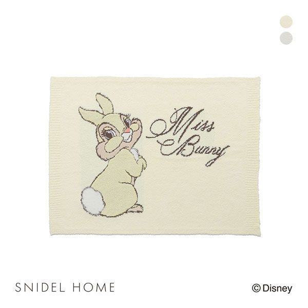 20％OFF スナイデルホーム SNIDEL HOME 【Bambi】ミス・バニー&とんすけ ニットブランケット レディース ADIEU 全2色