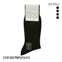 【メール便(10)】 エンポリオ・アルマーニ EMPORIO ARMANI Dress イーグル刺繍 メンズソックス 靴下 クルー丈 ビジネス メンズ 綿混 紳...