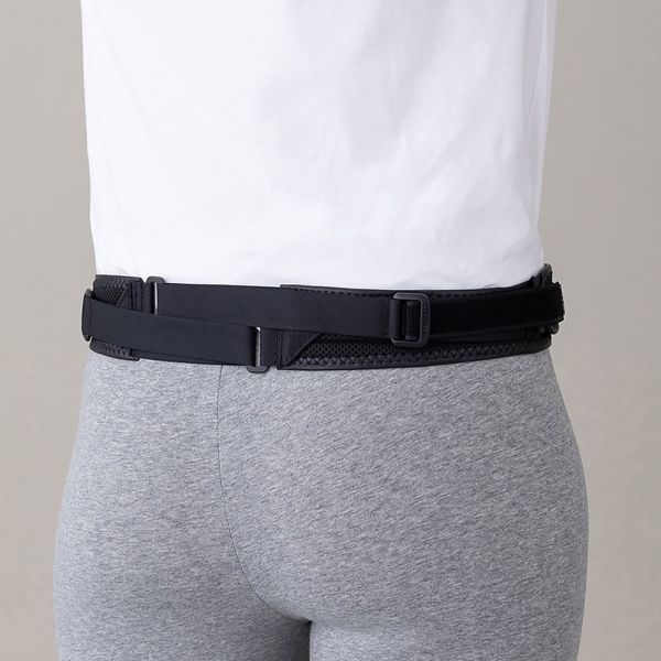 10％OFF ミズノ MIZUNO 軽い力でグーッと締まる 腰部骨盤ベルト スリムタイプ 日本製 男女兼用 ユニセックス 安定 保護 骨盤ベルト ADIEU S-LL 3