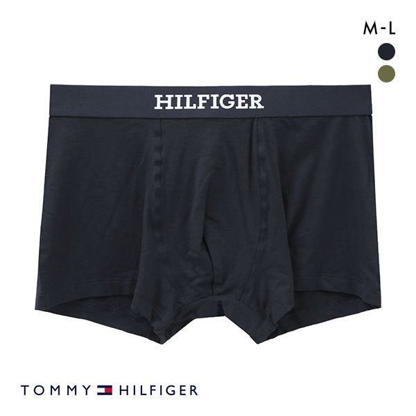 Tommy Hilfiger トミー・ヒルフィガー TOMMY HILFIGER TH MONOTYPE TRUNK ボクサーパンツ メンズ アンダーウェア ADIEU 全2色 M(日本L)-L(日本L-LL)