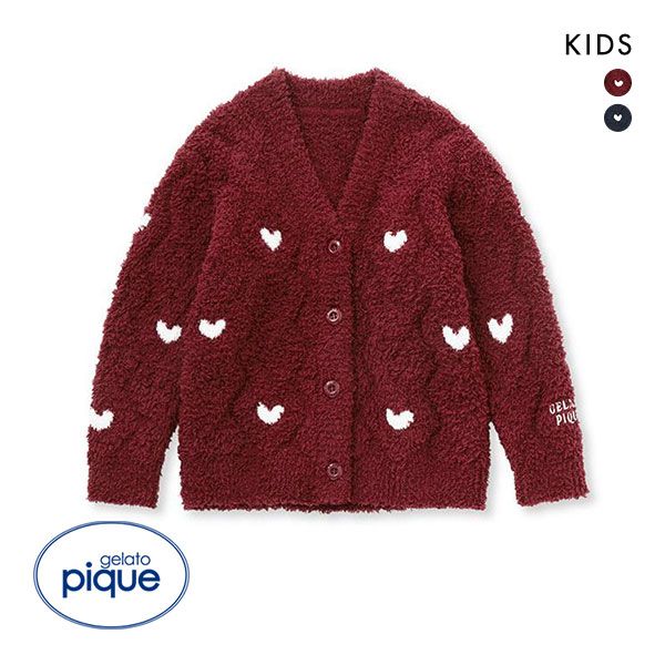 ジェラートピケ キッズアンドベイビー gelato pique Kids＆Baby 【HOLIDAY】【KIDS】ボーダーアランカーディガン ジェラピケ ルームウェア ADIEU 全2色 XXS-S ev_sp