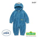 ジェラートピケ キッズアンドベイビー gelato pique Kids＆Baby 【SESAME STREET】【BABY】クッキーモンスターロンパース ジェラピケ ルームウェア ADIEU 70-80