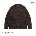 ジェラートピケ パジャマ メンズ ジェラートピケ オム GELATO PIQUE メンズ 【Bitter】【HOMME】べビモコメランジリブカーディガン ジェラピケ パジャマ ルームウェア ADIEU M-L