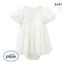 ジェラートピケ キッズアンドベイビー gelato pique Kids＆Baby 【BABY】スターチュールロンパース ジェラピケ ベビー ロンパース ADIEU 全2色 70-80