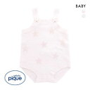 ジェラートピケ キッズアンドベイビー gelato pique Kids＆Baby スムーズィースタージャガードロンパース ジェラピケ ベビー ADIEU 全2色 70-80