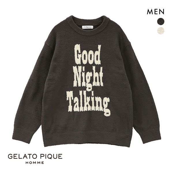 ジェラートピケ パジャマ メンズ ジェラートピケ オム GELATO PIQUE メンズ 【HOMME】エアモコスタージャガードプルオーバー ジェラピケ パジャマ ルームウェア ADIEU 全2色 M-L