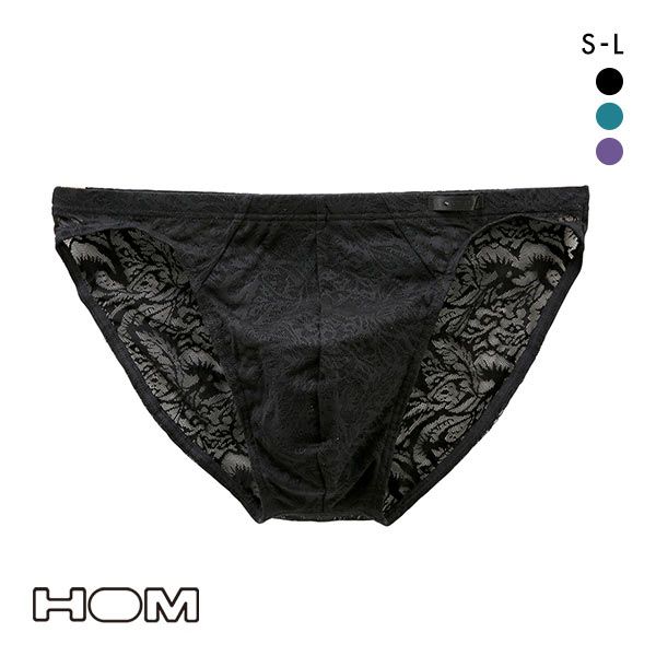 オム HOM Japan Special Collection COMFORT MICRO BRIEFS 総レース ブリーフ メンズ ビキニ ADIEU 全3色 S 日本M -L 日本LL 