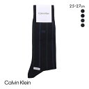 【メール便(6)】 カルバン・クライン Calvin Klein Dress ライン柄 メンズソックス ビジネス 抗菌防臭 ドレス クルー丈 紳士靴下 ADIEU 全4色