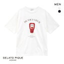 ジェラートピケ パジャマ メンズ ジェラートピケ オム GELATO PIQUE メンズ 【HOMME】ケチャップTシャツ ジェラピケ パジャマ ルームウェア ADIEU 全2色 M-L