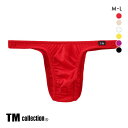 【メール便(3)】 ティーエム コレクション TM collection ガーゼ調2way ツノ型 ハーフバック ML メンズ 前とじ ビキニ 日本製 ADIE...