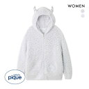30%OFF ジェラートピケ gelato pique レディース 【PIQUE MONSTER】パーカ ジェラピケ ルームウェア パジャマ ADIEU 全2色