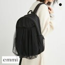 エミ アトリエ チュールギャザーボディーバックパック emmi atelier ADIEU 全2色(4)