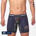 トゥート マドラスチェック ロングボクサー ボクサーパンツ メンズ 前とじ スポーツ スパッツ LB24A027 TOOT ADIEU 全2色 S-XL