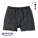 【20%OFF・5/16 09:59まで】 ブロス バイ ワコールメン しめつけすぎず、ダブつかない フィットトランクス 3 前開き 伸縮性 BRO by WA...
