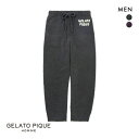 20%OFF ジェラートピケ オム メンズ ベビモコワンポイントロゴロングパンツ ジェラピケ パジャマ ルームウェア GELATO PIQUE HOMME AD...