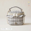 スナイデルホーム ツイードバニティバッグ SNIDEL HOME ADIEU 全3色(4)