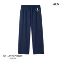 30%OFF ジェラートピケ オム メンズ インレイベアケーキロングパンツ ジェラピケ パジャマ ルームウェア GELATO PIQUE HOMME ADIEU...