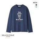 30%OFF ジェラートピケ オム メンズ ホットファブリックインレイロンT ジェラピケ パジャマ ルームウェア gelato pique HOMME ADIE...