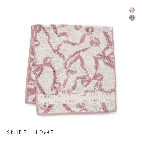 Rakuten - 【10%OFF・6/11 09:59まで】 スナイデルホーム リボンジャカードフェイスタオル SNIDEL HOME ADIEU 全2色 ev_sp_10