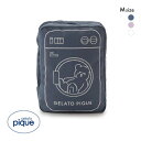 【メール便(15)】 ジェラートピケ トラベルポーチM ジェラピケ gelato pique ADIEU 全3色(3)