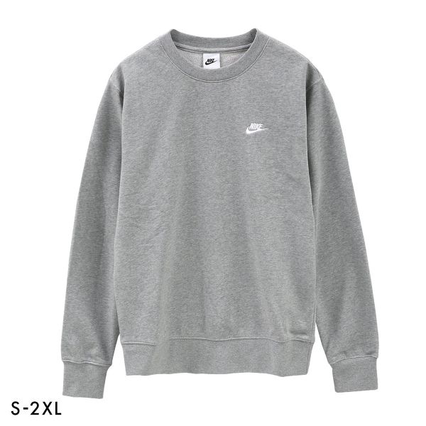 樂天商城 - ナイキ クラブ フレンチテリー クルーネック トップス 長袖 メンズ スウェット トレーナー NIKE ADIEU S-2XL