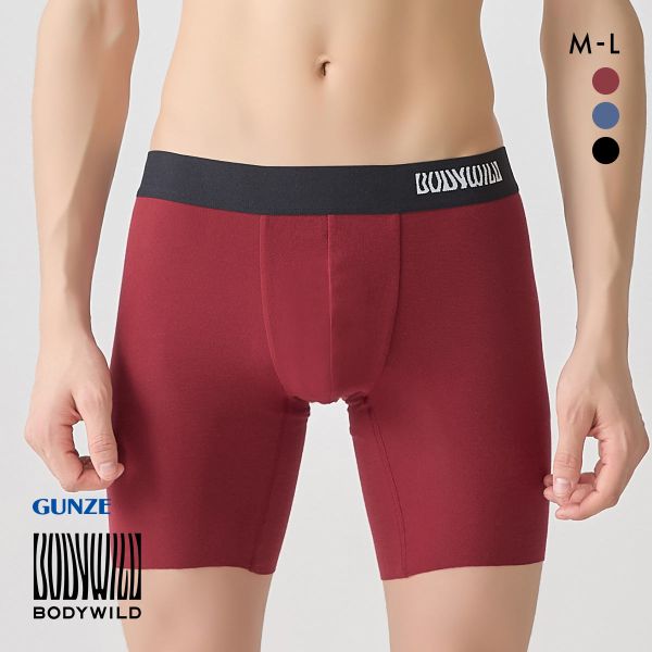 20％OFF【メール便(10)】 ボディワイルド ロングボクサーパンツ 前閉じ メンズ BODYWI