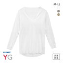 【ポイント5倍・ 6/5 20:00~23:59まで】20%OFF グンゼ ワイジー Vネック ロングスリーブシャツ GUNZE YG メンズ ADIEU 全3色 M-LL