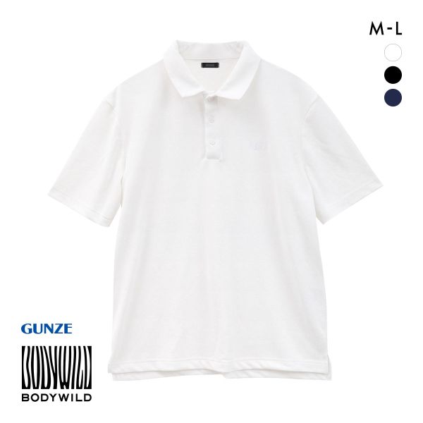 樂天商城 - 40％OFF グンゼ BODY WILD ポロシャツ エアドライ カノコ メンズ ビジカジ GUNZE ボディワイルド ADIEU 全3色 M-L