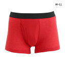 【メール便(20)】 縁起のいい赤下着 メンズ ボクサーパンツ アンダーウェア 前あき 大きいサイズ ADIEU M-LL