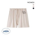 20%OFF ジェラートピケ レディース レーヨンロゴショートパンツ ジェラピケ パジャマ ルームウェア gelato pique ADIEU 全3色