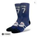 【メール便(10)】 スタンス JERSEY OHTANI 2 クルー丈 ソックス メンズ STANCE 青 靴下 ADIEU
