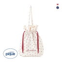 【メール便(15)】 ジェラートピケ パターン巾着 ジェラピケ gelato pique ADIEU 全2色