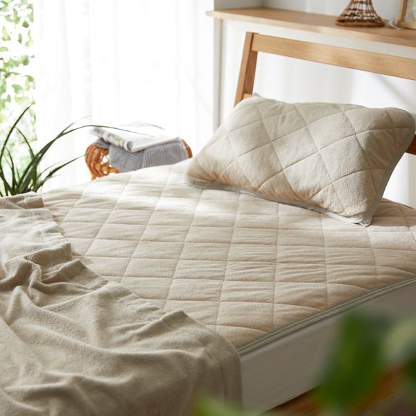 ニッセン 綿100％タオル地敷きパッド 敷きパッド(シングル) nissen ADIEU 全5色