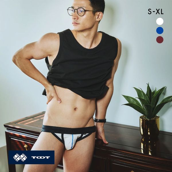 トゥート ECO ドライタッチ カップビキニ メンズ 前閉じ 立体カップ ローライズ TOOT 日本製 ADIEU 全3..